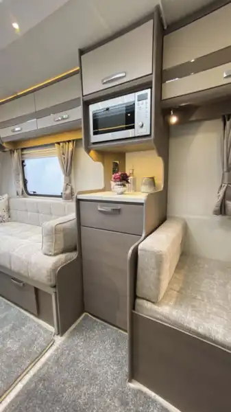TV points in the Lunar Clubman ES caravan (Click to view full screen)