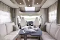 The inviting lounge area in the Pilote Pacific P696D motorhome