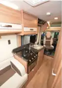 The Swift Select 122 campervan kitchen
