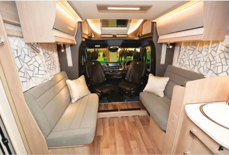 The Coachman Travel Master 560 low-profile motorhome cab view (Click to view full screen)