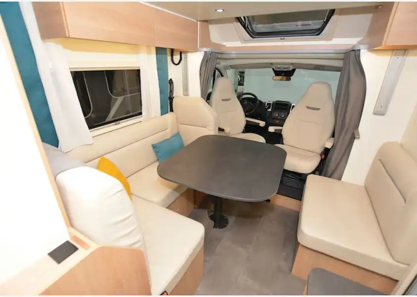 The Joa Camp 75T motorhome cab area (Click to view full screen)