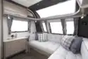 The lounge in the Coachman Acadia Xcel 830 caravan