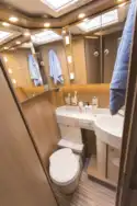The washroom in the Malibu I 500 QB Touring motorhome