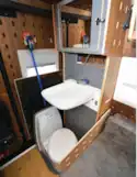 Washroom in the CargoClips Cargo Camper