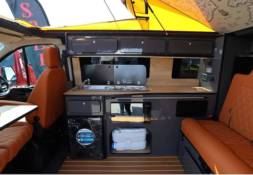 The Speeds JPS Limited Edition campervan interior (Click to view full screen)