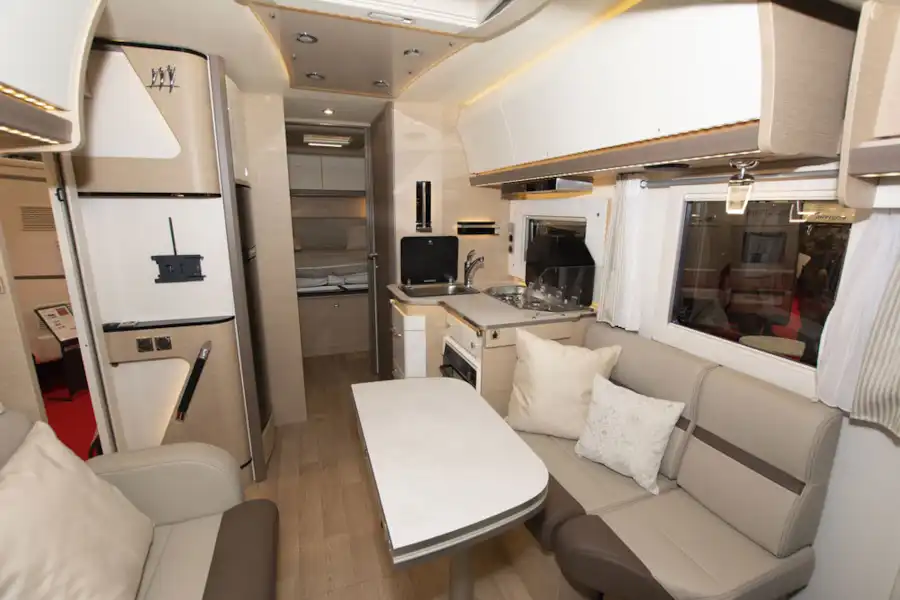 The interior of the Rapido M96 motorhome (Click to view full screen)