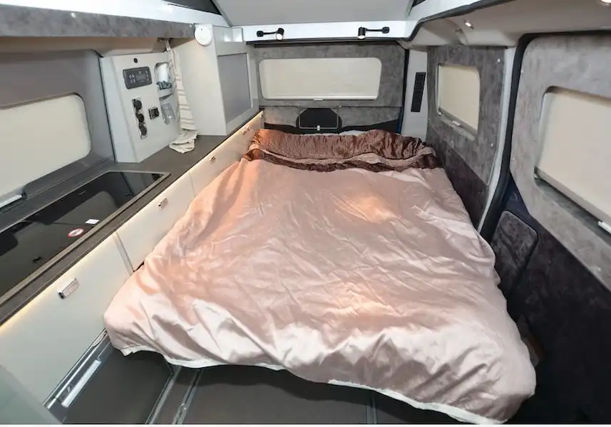 Auto-Sleeper Air campervan bed (Click to view full screen)