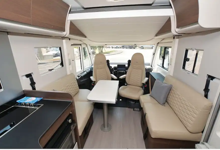 The Adria Sonic 700 DC motorhome cab view (Click to view full screen)
