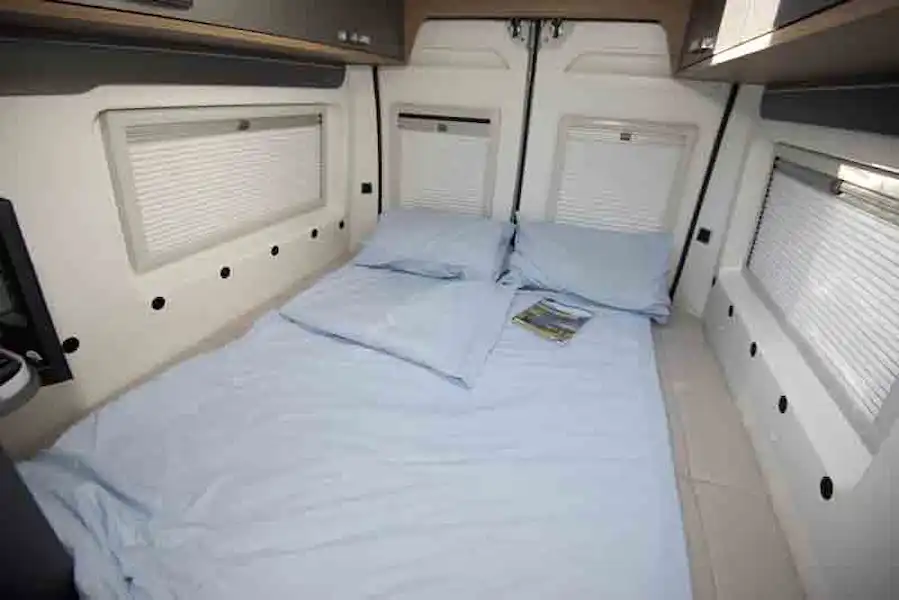 The rear bed is easy to set up © Warners Group Publications, 2019 (Click to view full screen)