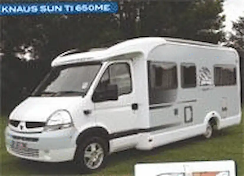 Motorhome review - Head to head Autocruise Augusta and Knaus Sun Ti 650ME from 2007 (Click to view full screen)