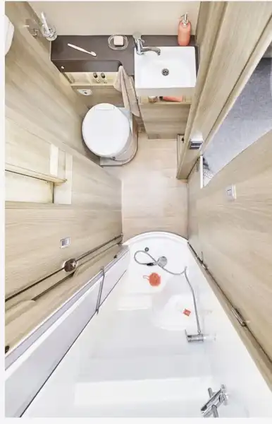 The Dreamer Camper Van XL Limited washroom (Click to view full screen)
