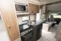 The kitchen in the Swift Edge 494 motorhome