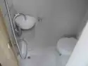 The corner washroom