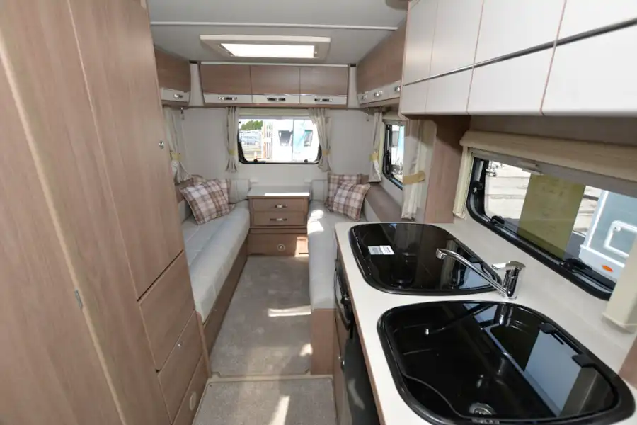 An interior view of the Compass Navigator 120 campervan (Click to view full screen)