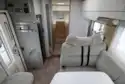 Looking rearwards from the cab in the Hymer TGL 578 Ambition