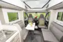 Adria Compact interior showing lounge and cab