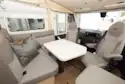 The lounge and cab area in the Hymer B-MC I 600 WhiteLine motorhome