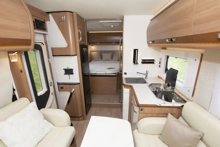 The interior of the Rapido 656F motorhome  (Click to view full screen)