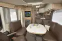 A view of the lounge and the interior of the Niesmann + Bischoff Flair 830 LE motorhome
