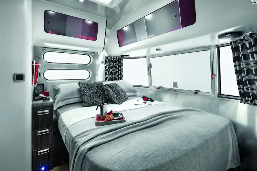 Airstream Colorado bedroom (Click to view full screen)