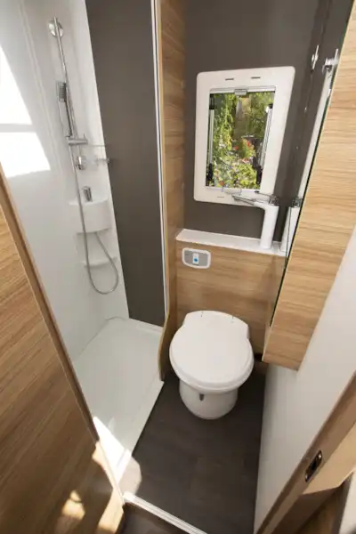 The washroom in the Adria Sonic Axess 600 SL motorhome (Click to view full screen)