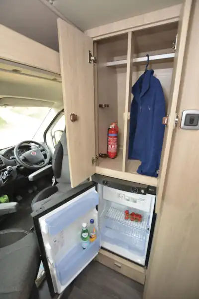 The fridge in the Auto-Trail Expedition (Click to view full screen)