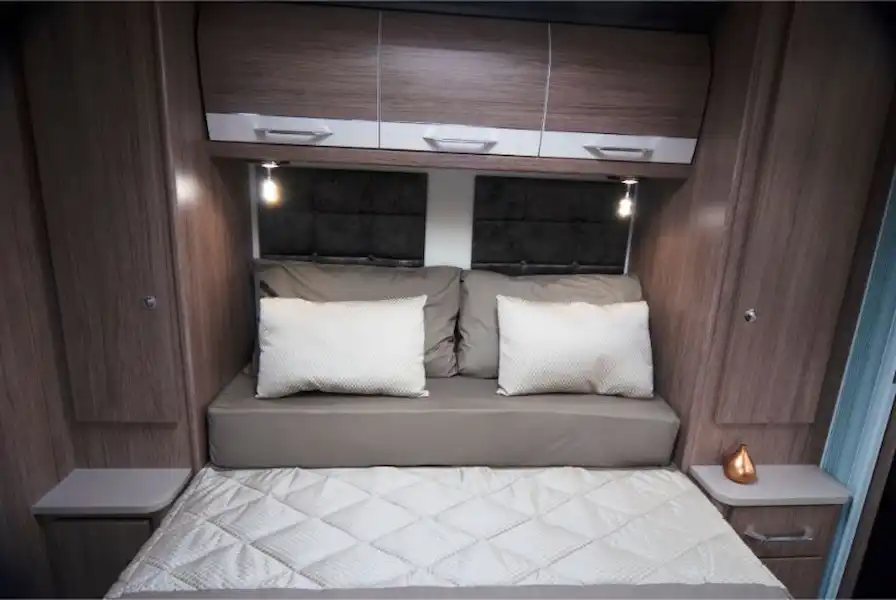 For 2020, the bed retracts further than in previous models (Click to view full screen)