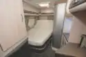 The bed in the Auto-Sleeper Kingham