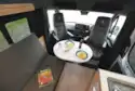 The lounge in the Hymer DuoCar S motorhome