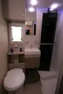 Good washroom with large shower