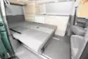 The fold down bed in the VW California Coast campervan