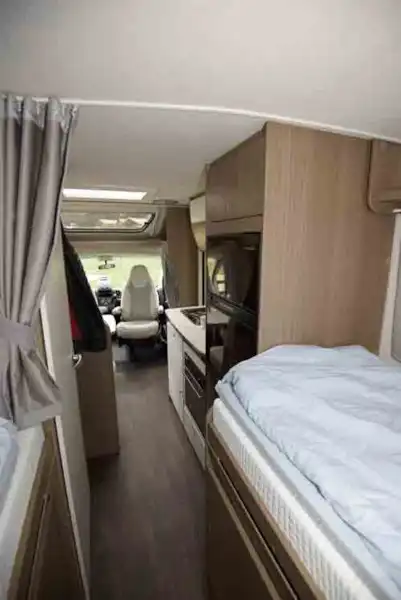 Looking through the motorhome from the bedroom - © Warners Group Publications, 2019 (Click to view full screen)