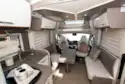 The kitchen, lounge and cab in the The Bürstner Lyseo TD 736 Harmony motorhome