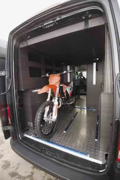 There's plenty of room to transport bikes here © Warners Group Publications, 2019 (Click to view full screen)