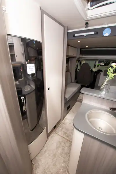 A view of the lounge in the Hobby Optima OnTour T65 HKM (Click to view full screen)