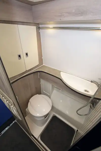The washroom in the WildAx Pulsar (Click to view full screen)