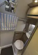 The washroom in the WildAx Solaris XL campervan