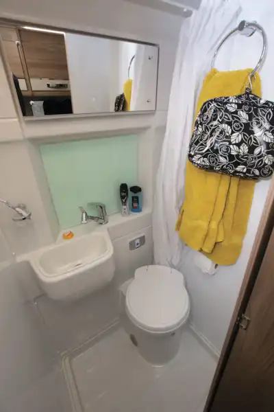 The washroom in the Swift Select 184 motorhome (Click to view full screen)