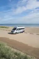The Auto Trail looks great on the beach