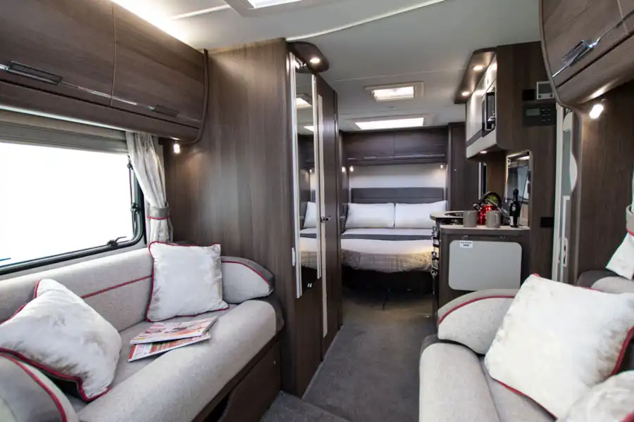 View from the front to rear of the Marquis Majestic 250 motorhome (Click to view full screen)
