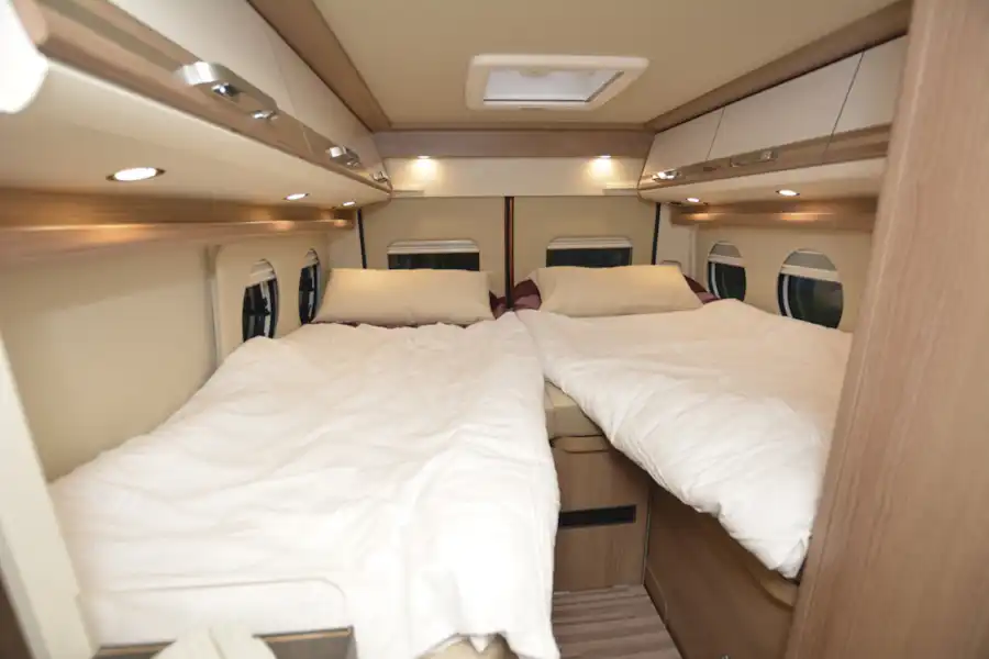 The beds in the he Malibu Van Charming GT  (Click to view full screen)