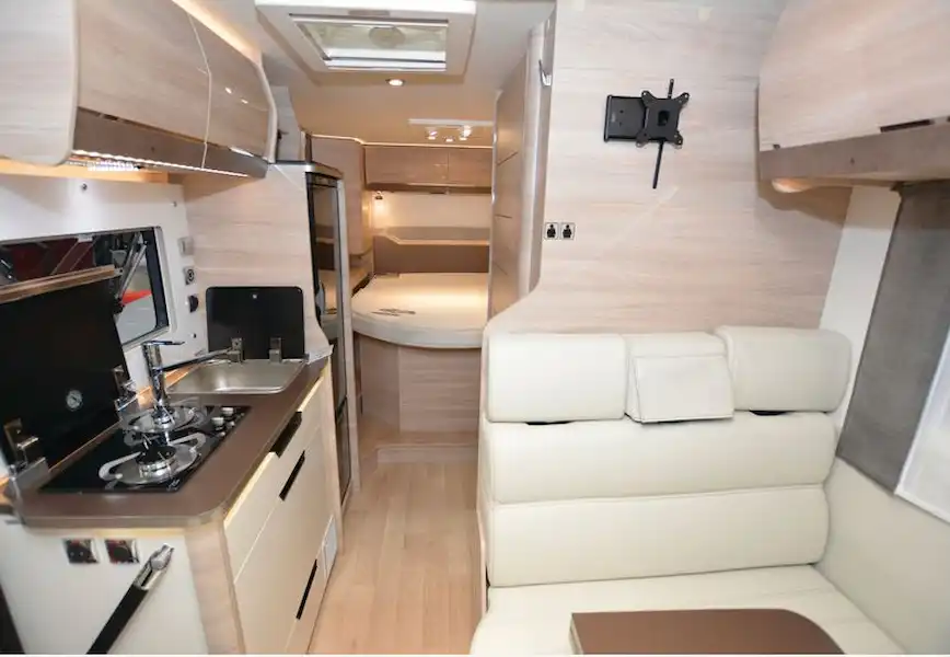 The Rapido C50 motorhome rear view (Click to view full screen)