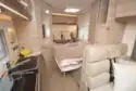 The rear bed in the Rapido C56 motorhome