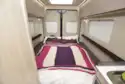 The bed in the Auto-Trail Expedition