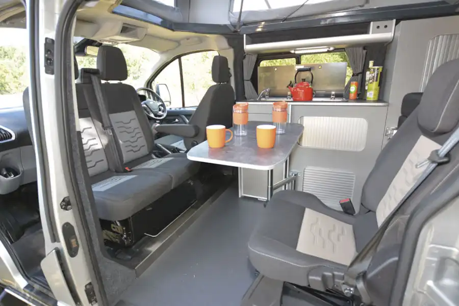 The lounge area in the Auto-Campers Day Van Eco-line Series (Click to view full screen)