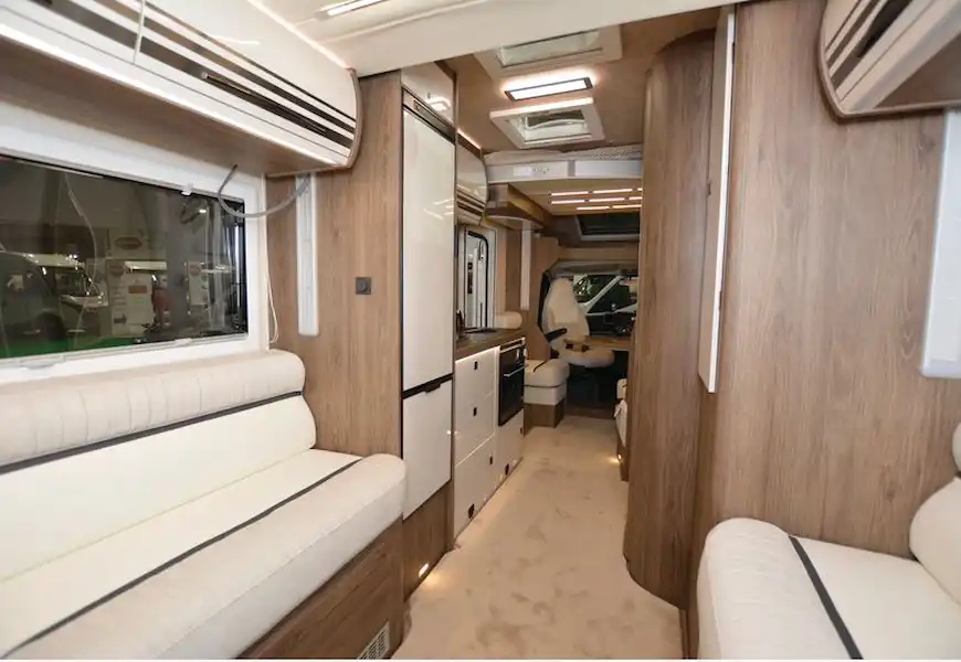 The Roller Team T-Line 700 low-profile motorhome view forwards (Click to view full screen)