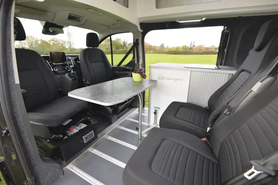 Twin side doors in the Auto Campers Day Van Modular Series  (Click to view full screen)