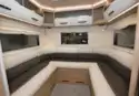 The Mobilvetta Tekno Line K-Yacht 95 A-class motorhome rear lounge