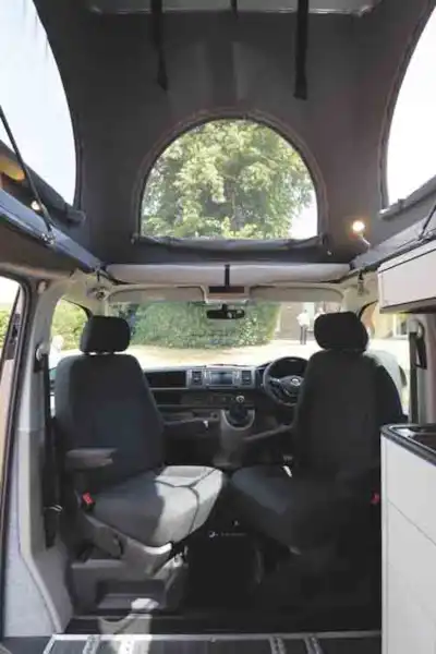 The cab has swivel seats © Warners Group Publications, 2019 (Click to view full screen)