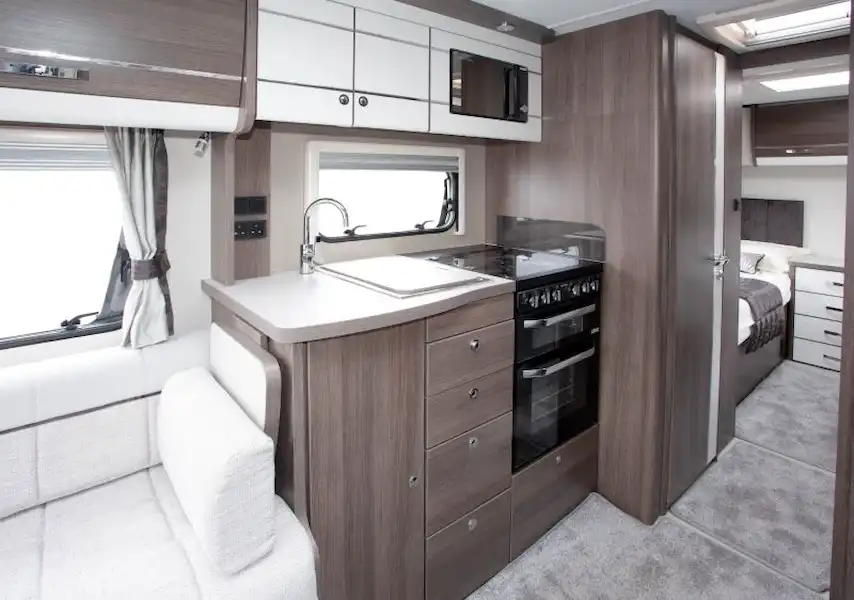 Elddis Affinity 574 kitchen (Click to view full screen)